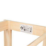 Houten leertoren / keukenhulp - bruin - 6
