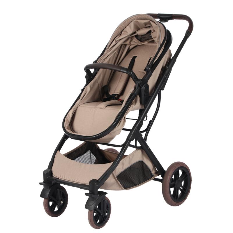 2-in-1 meegroei kinderwagen - taupe - 6