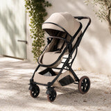 2-in-1 meegroei kinderwagen - taupe - 1