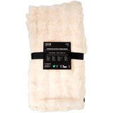 Pom Pom Fur plaid met kussens - crème-wit - 10