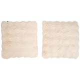 Pom Pom Fur plaid met kussens - crème-wit - 4