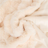 Pom Pom Fur plaid met kussens - crème-wit - 7