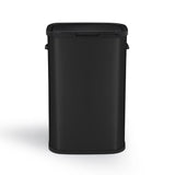 Prullenbak met drukdeksel - 60 liter - zwart - 4