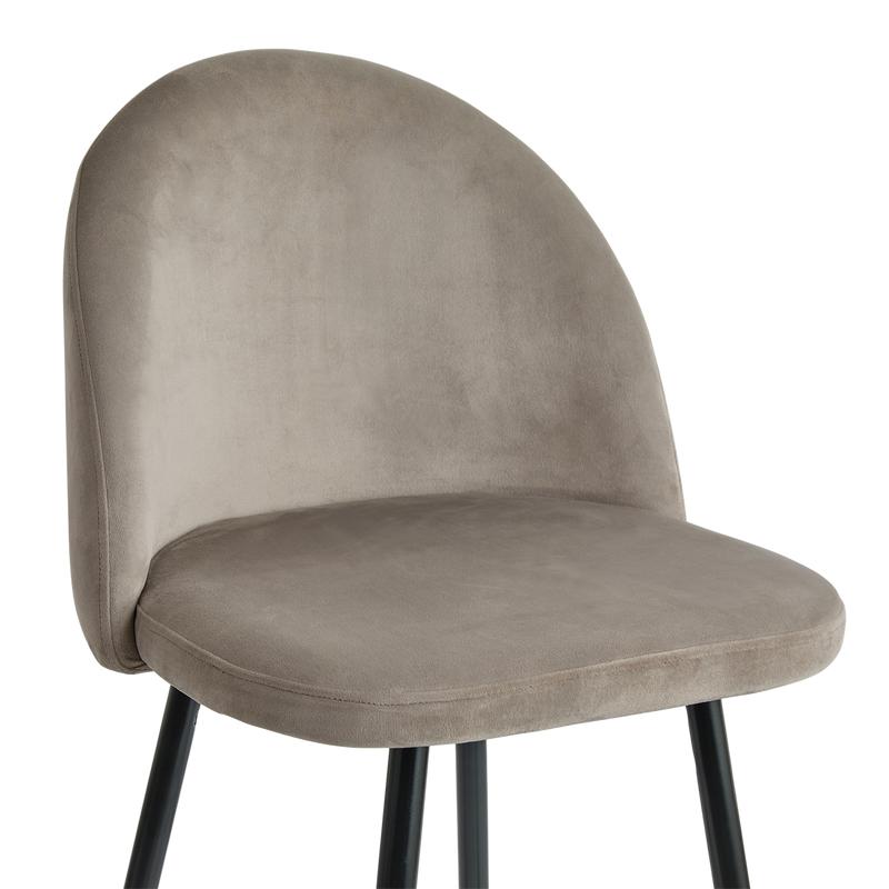 Barkruk Velvet set van 2 - Taupe - 9