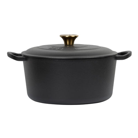 Gietijzeren braadpan - zwart - 2
