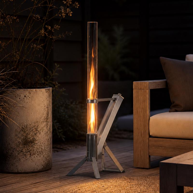 Green Flame terrasverwarmer R80 – zilver - 1