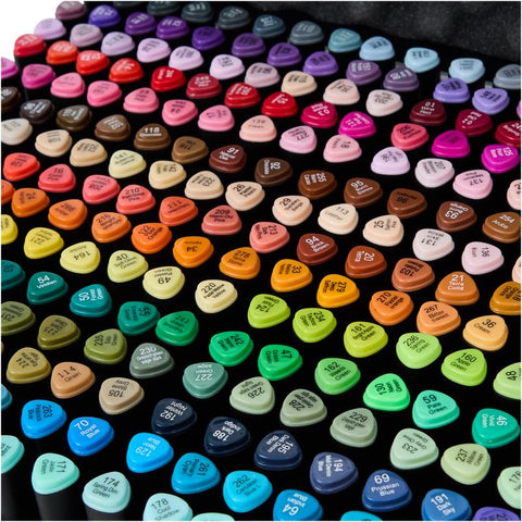 Décotime alcoholmarkers in luxe koffer - 300 stuks - 2