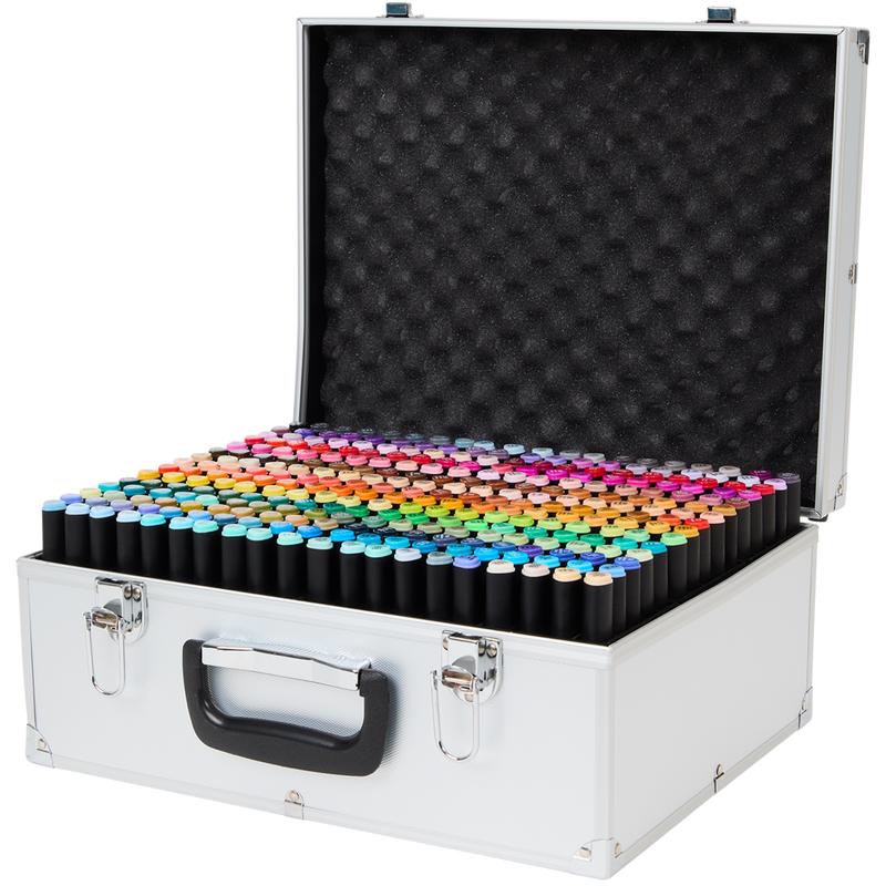 Décotime alcoholmarkers in luxe koffer - 300 stuks - 1