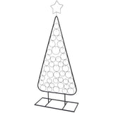 Metalen kerstboom - zwart - 5