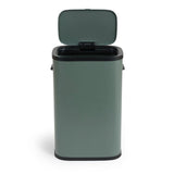 Prullenbak met drukdeksel - 60 liter - donkergroen - 5