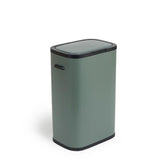 Prullenbak met drukdeksel - 60 liter - donkergroen - 2