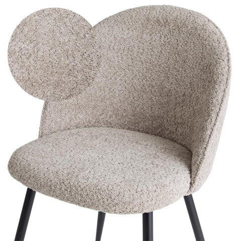 Stoelen bouclé - 2 stuks - Soft Taupe - 2