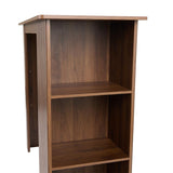 Bartafel met opbergvakken - walnootlook - 5