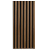 Akoestische wandpanelen met halfronde latjes - walnoot - 5