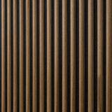 Akoestische wandpanelen met halfronde latjes - walnoot - 6