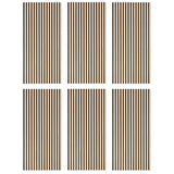 Akoestische wandpanelen met halfronde latjes - licht eiken - 4