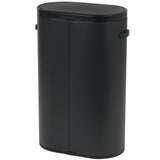 Prullenbak 60 liter ovaal – zwart - 10