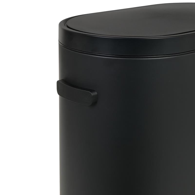 Prullenbak 60 liter ovaal – zwart - 8