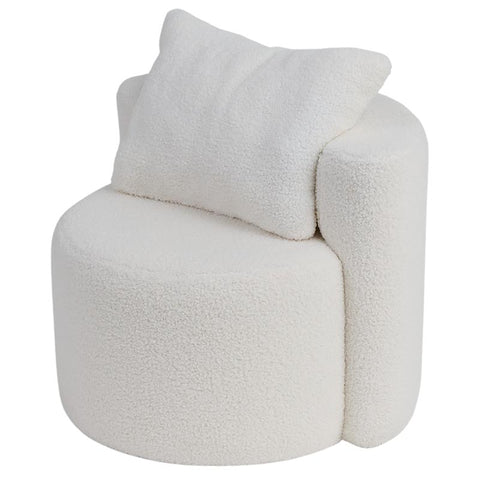 Kinderfauteuil met kussen - wit - 2