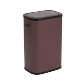 Prullenbak met drukdeksel - 60 liter - bordeauxrood - 2