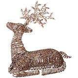 Liggend rendier met kerstverlichting - voor buiten - 2