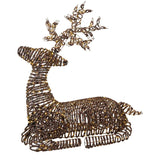 Liggend rendier met kerstverlichting - voor buiten - 3